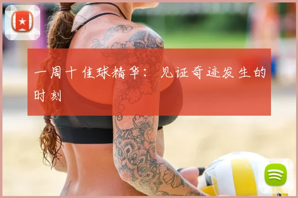 一周十佳球精华:见证奇迹发生的时刻